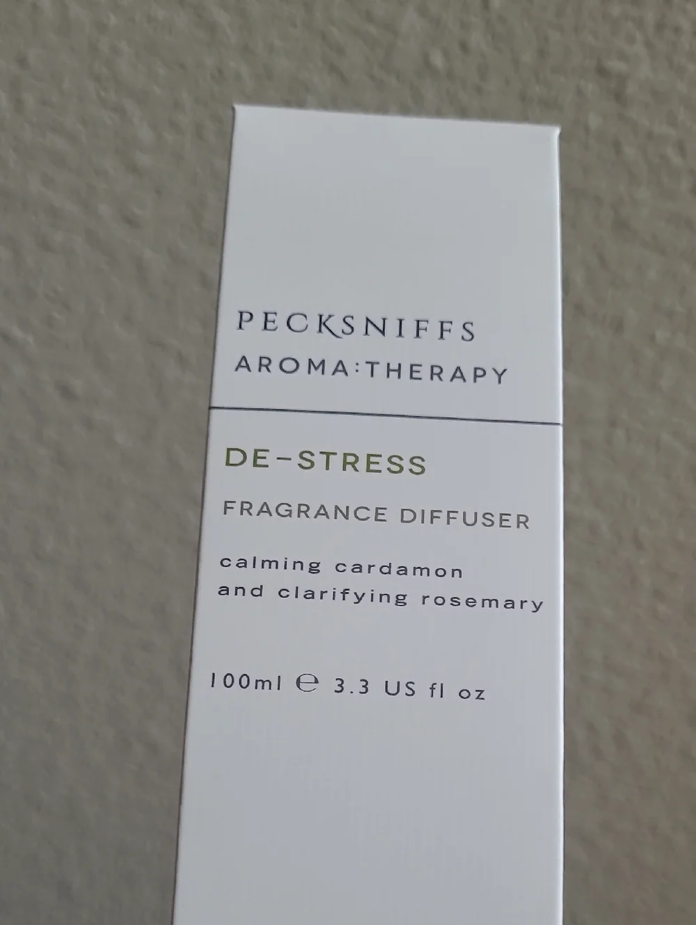 PECKSNIFFS De-Stress Diffuser - Calming Cardamon & Clarifying Rosemary